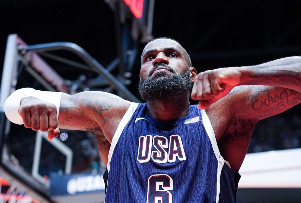 LeBron James bails out Team USA with closeout performance against South Sudan